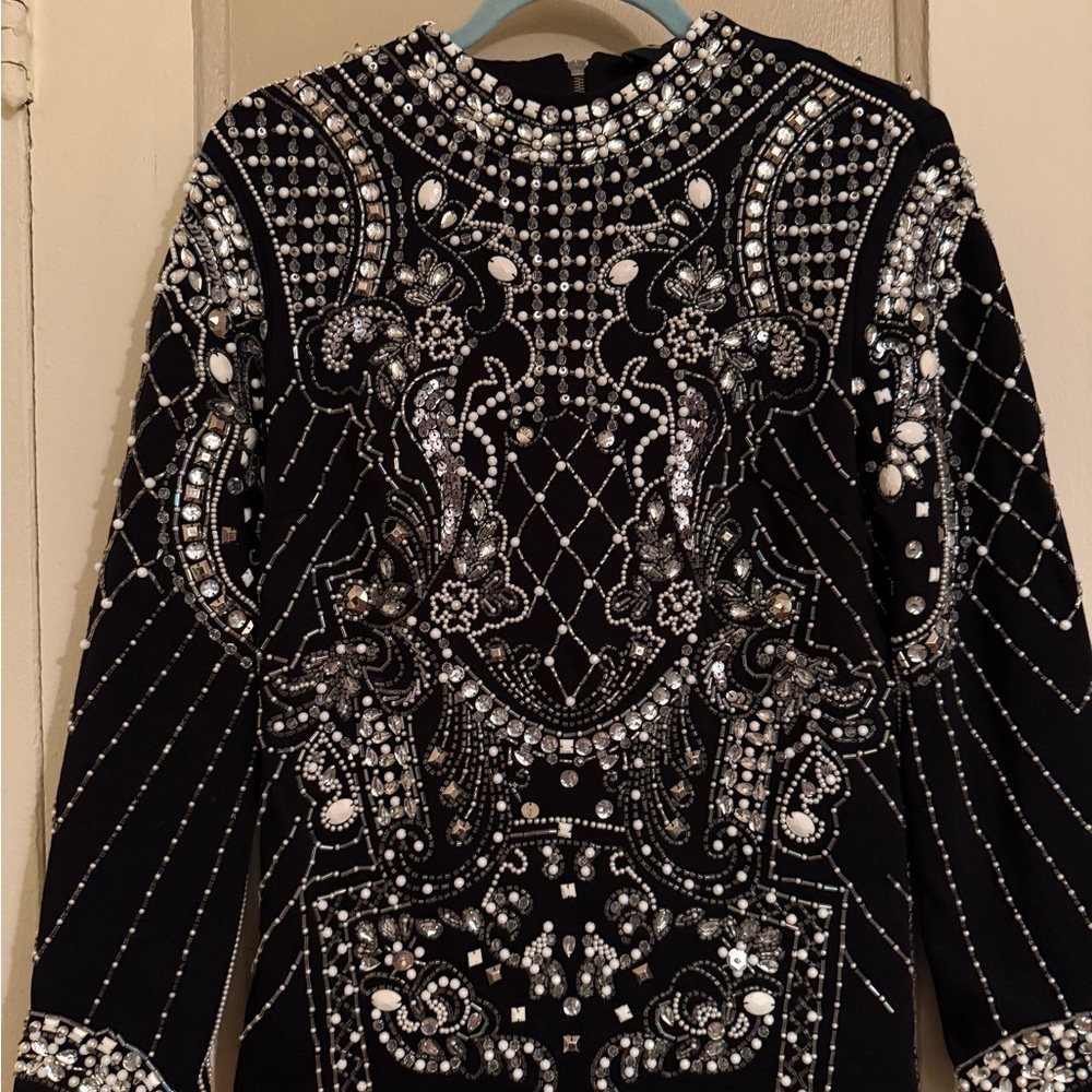ASOS Embellished Black Blouse